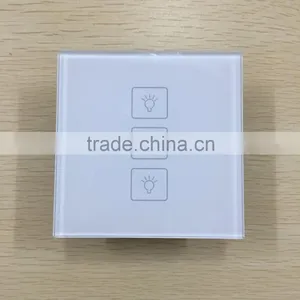 3 Gang Touch Sensitive Light Switch, Wireless Light Switch thumbnail-1