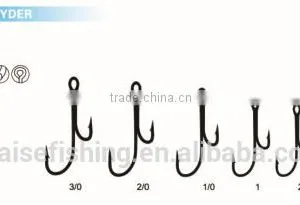 Brown Paint High Carbon Steel Hooks PR-4715 DOUBLE RYDER CARP Fishing Hook thumbnail-1