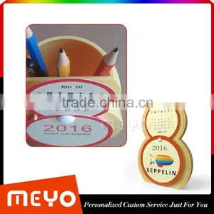2016 Desk Calendar,unique Desk Calendar,calendar Pen Holder,standing Desk Calendar thumbnail-5