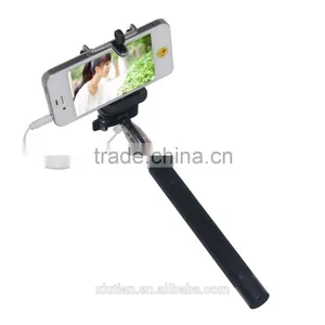 Good China Supplier Cable Take Pole Selfie Stick for IPhone and Andriod thumbnail-5