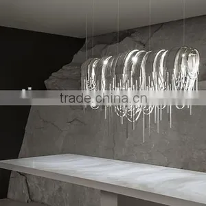 E14 Pendant Lamp Light Bulb Lobby Hotel Decoration Chandelier Light RT 003D thumbnail-2