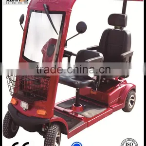 Dual Seats Mobility Scooter With Canopy Sight-seeing Vehicle Electric Scooter Power Scooter thumbnail-1