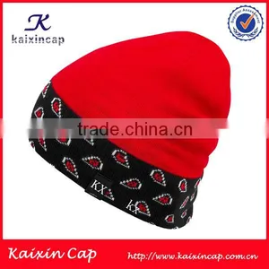 Custom Hot Sell Fitted Printing Beanie Winter Hat thumbnail-3
