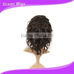 Human Hair Lace Wig, Body Wave, 12", Natural Color thumbnail-5