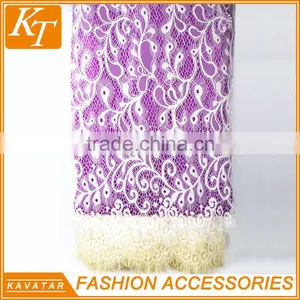 Kavatar Brand Latest African Cord Guipure Lace Fabric thumbnail-3