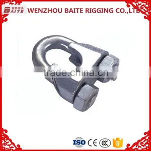 Factory Price Galvanized Powder Coated us Type Drop Din 741 Metal Wire Rope Clip thumbnail-1