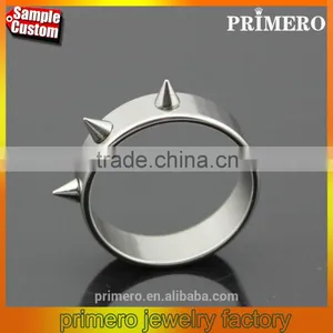 New Arrival 316L Stainless Steel Vintage Rivet Ring For Men Women Fashion Jewelry thumbnail-1