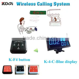 Numbering Machine With Led Display Receiver and Table Call Bell for Restaurant Equipment thumbnail-1