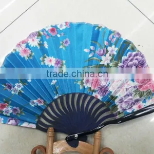 Cheap Blue Fold Figure Fans With Cheap Price for Promotional thumbnail-1