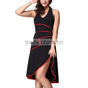 Latest Design Indian Umbrella Dresses Ballroom Dance Dress Patterns New Sexy Wrap Dresses Latin American Dancing Dresses thumbnail-3