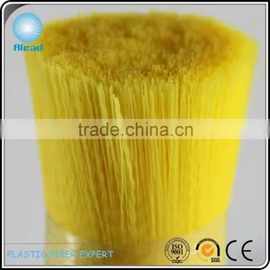 Shiny Yellow Crimped PP Synthetic Bristle for Clothes Washing Brush or Shoe Brush thumbnail-3
