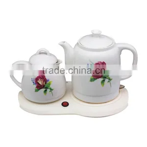 OEM 1.0L Small Design Ceramic Kettle High Quanlity Personalized Ceramic Tea Pots thumbnail-2