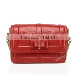Factory Customized Ladies Fashion Genuine Leather Good China Wholesale Handbags thumbnail-1