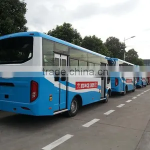 China Diesel Fuel 6.6m Diesel Maual 23 Seats New Model Mini Bus for Sale thumbnail-4