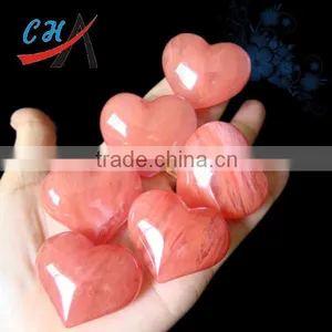 40*35*20 mm Semi-precious Stone Heart Stone Wholsales thumbnail-1