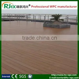 Extruded Plastic Composite Decking With PE Material Outdoor Solid WPC Deck thumbnail-4