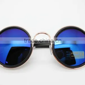 Metal Sunglasses Round Sunglasses Mirror Sunglasses thumbnail-2