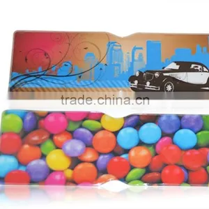 Hot Sale Plastic PVC 2 Fold Card Holder With Clear Pocket thumbnail-6