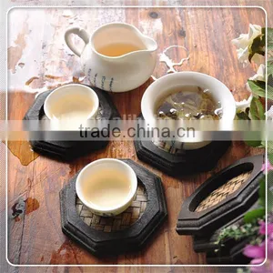 Tea Wooden Table Coasters Customzied Design Hand Carfted Cup Mat thumbnail-4