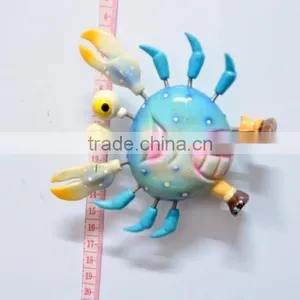 4 Inch Cartoon Crab Plastic Fridge Magnet, Magnetic Fridge Stickers thumbnail-3