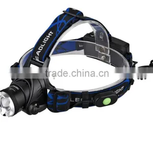 XML-T6 LED Light With Zoom Function New Design Headlamp Rechargeable Headlamp thumbnail-1
