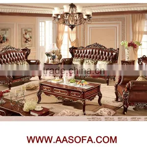 Modern Orange Color Leather Sofa Chesterfield Sofa Replica Display Home Furniture for Sale thumbnail-1