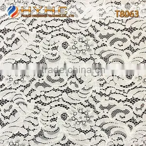 Wholesale Good Quality Nylon/Cotton/Rayon Strand Lace Fabric T8063 thumbnail-1