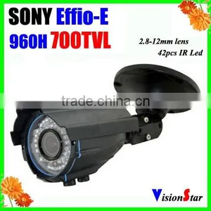 1/3" Sony Bullet Camera 700tvl With 2.8-12mm Varifocal Lens 42pcs Leds IR Waterproof Camera Vision Star thumbnail-2