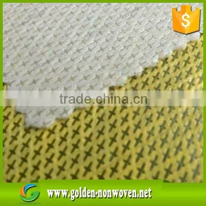 110gsm Nonwoven Shoe Cover Fabric/pp Spunbonded Non Woven Cloth Fibers/cross thumbnail-5