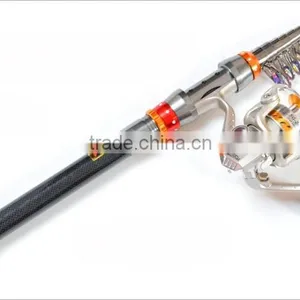 Super Light Carbon Portable Telescopic Pole Saltwater Casting Spinning Fish Pole Hand Sea Fish Tackle Wholesale 1.8-3.6M thumbnail-4