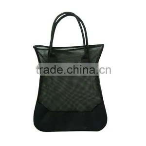 Fashion Black Nylon Mesh Bag for Promotion Wholesale thumbnail-1