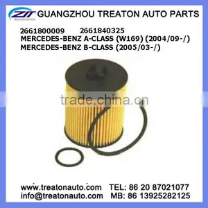 OIL FILTER 2661800009 2661840325 FOR BENZ A-CLASS(W169)04- B-CLASS 05- thumbnail-1