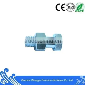 Hex Bolt Half Thread DIN931 Carbon Steel8.8 Blue White Zinc thumbnail-1