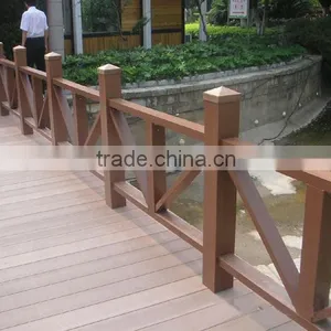Water-proof Wood Plastic Composite Fencing Post thumbnail-1