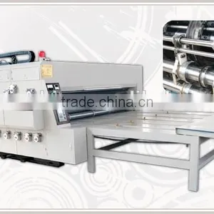[RD-SB1500-3000-2] Semi-automatic Chain Feeding Cardboard Flexo Slotter Machine Made in China With 2 Color Ink Printing thumbnail-1