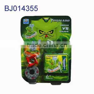 Funny Kids Diy Block Snake Toy/plastic Battle Spinning Top Toy thumbnail-4
