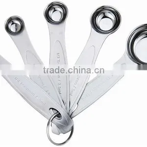 Best Stainless Steel Portable Metal Measuring Spoon Set thumbnail-1