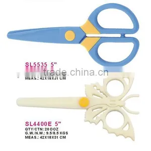 SL5535 5" Plastic Children and School Kids Scissors thumbnail-1