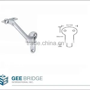 0205207 Zinc Die Cast Wall Mounted Connector Handrail Support Holder Bracket thumbnail-1