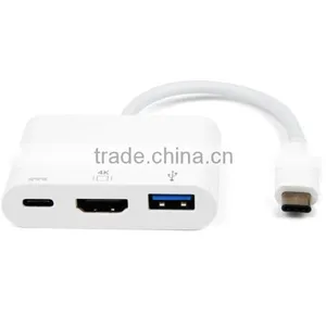 USB3.1 Type c to HDMI/USB3.0/Type c HUB thumbnail-1