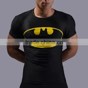 201superman Bat-men/spiderman t Shirt Men Cool Casual Style Short Sleeve Round Neck Personalized Shirts thumbnail-1