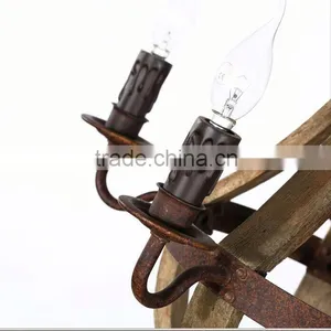 2016 Hot Sell Wooden Laser Cut Cutting Chandelier thumbnail-4