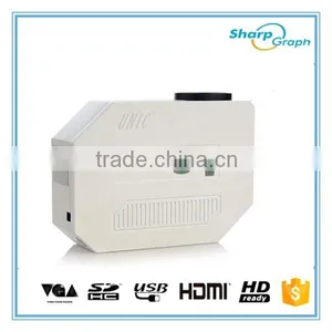 UNIC Low Price Mini HDMI LED Contrast 500:1 Projector UC30 Silm Pocket Videoprojecteur thumbnail-1