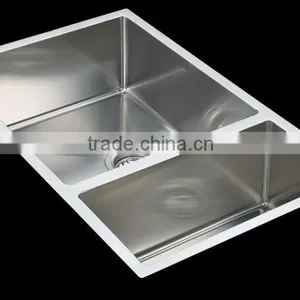 Stainless Steel Undermount Topmount Double Kitchen Sink Made in China thumbnail-2