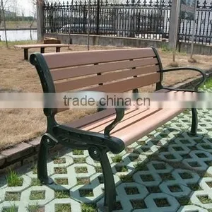 Wood Dining Bench Anti-fading Composite Wood Patio Benches Outdoor Wood Couch thumbnail-1