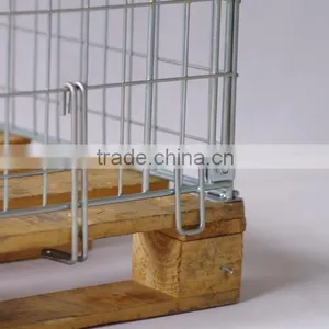 Wooden Base Container Logisitc Moving Mesh Cage With Top Covers thumbnail-1