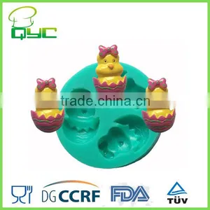 Lovely Duck Non-stick Silicone Sugarcraft Decorating Mould Tools thumbnail-1