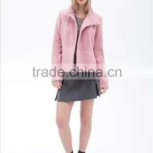 Turkish Woman Coat With Woolen Blended Fabrics Women Fashion Coats 2015 thumbnail-6
