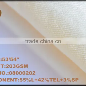 Linen Tencel Spandex More Material Blended Fabric 203gsm for Shirt thumbnail-2
