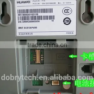 High Quality Huawei Quad Band GSM FWP Fixed Wireless Phone With FM Radio Button Backlight Call Forwarding Three Way Call thumbnail-6